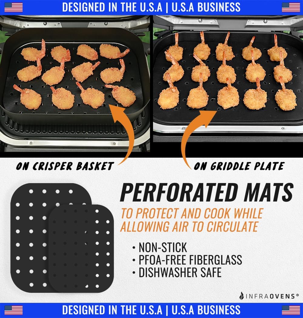 INFRAOVENS Forros De Grelha Para Churrasqueira E Fumante Ao ... - Image 4
