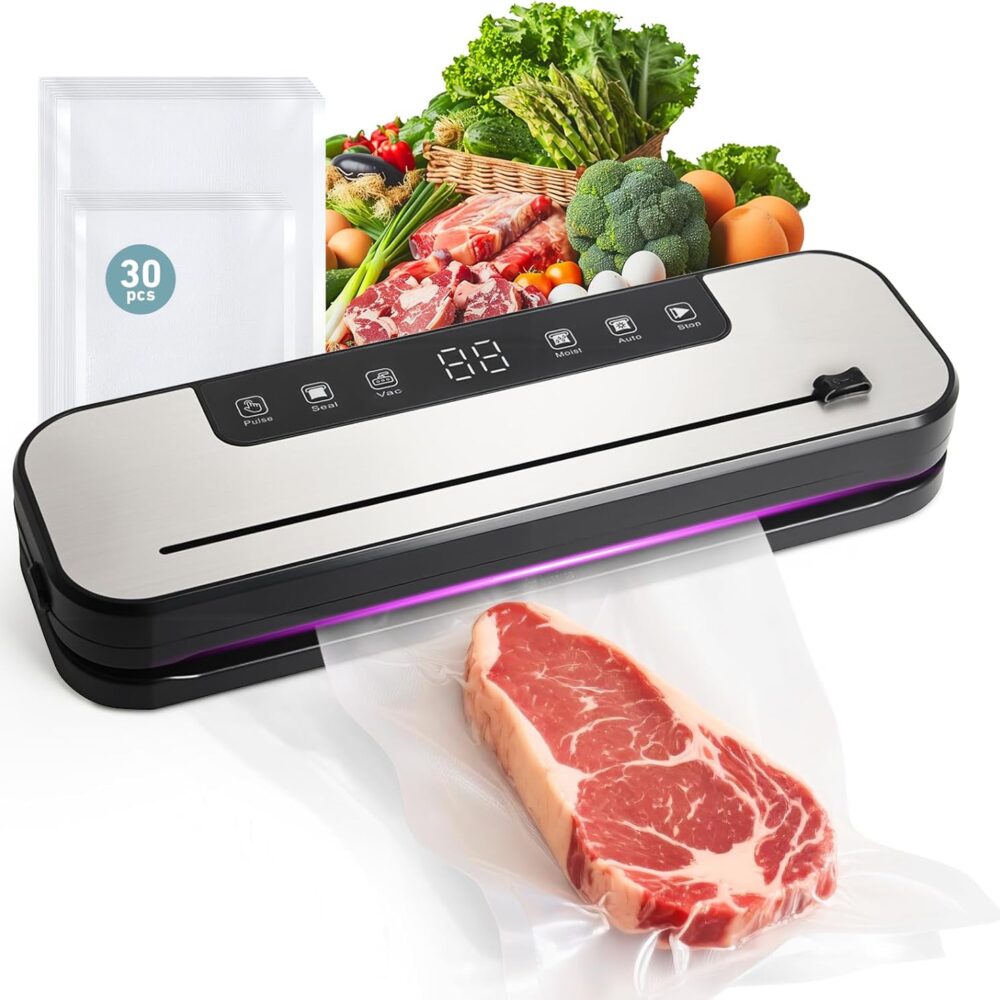 Máquina seladora a vácuo para preservação de alimentos 6 em ...