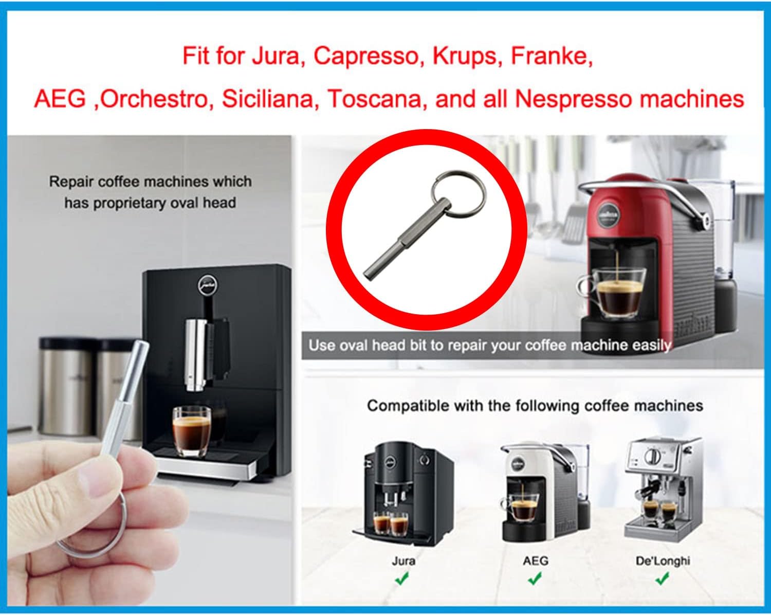 Chave de máquina de café CHENJIN Chave de ferramenta de repa... - Image 7