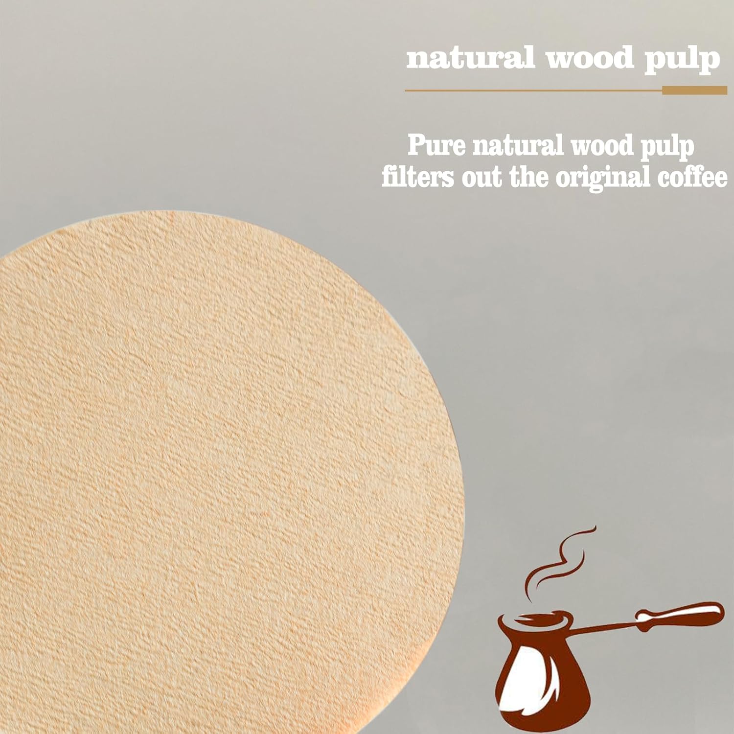 800 filtros de café expresso, filtro de papel de café redond... - Image 6