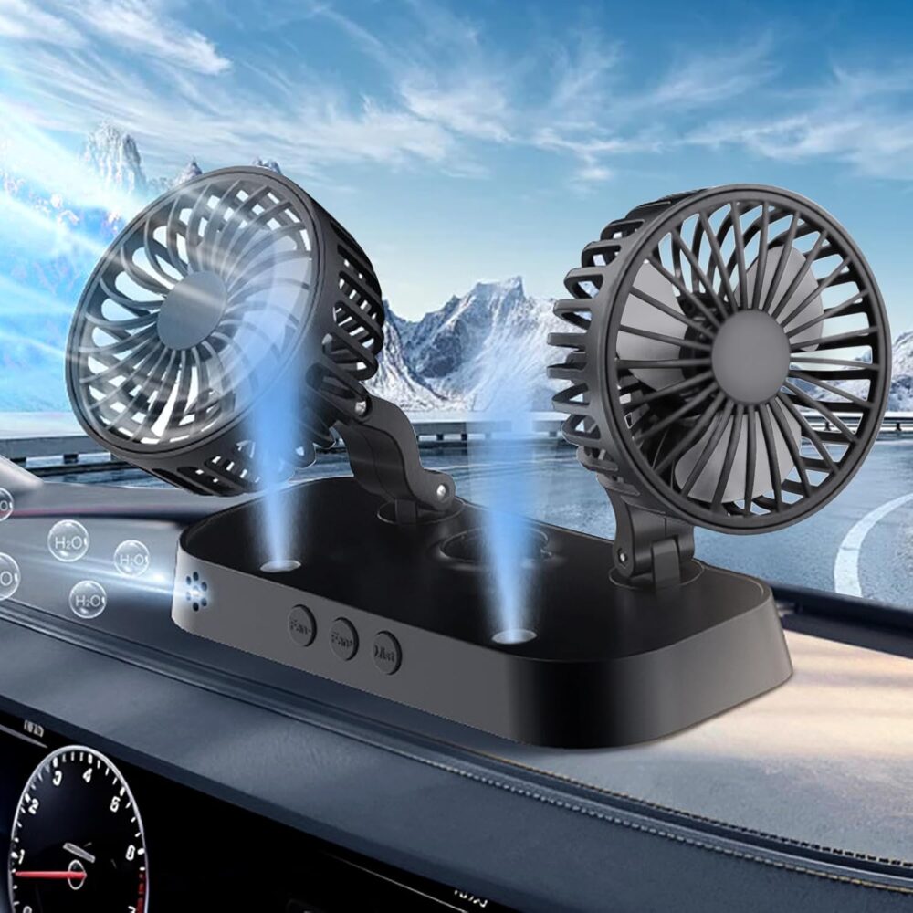 BESWORLDS Ventilador De Carro, Veículo 12 V Para Suv, Traile...