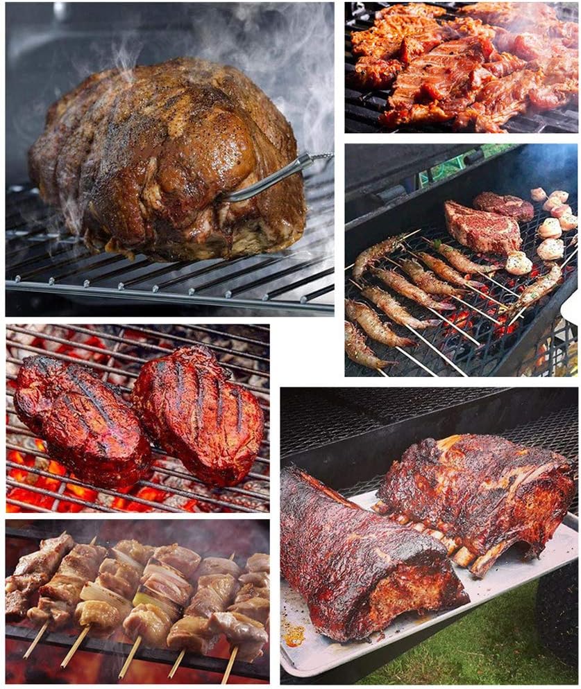 Caixa de defumador para churrasco, lascas de madeira, aço in... - Image 7