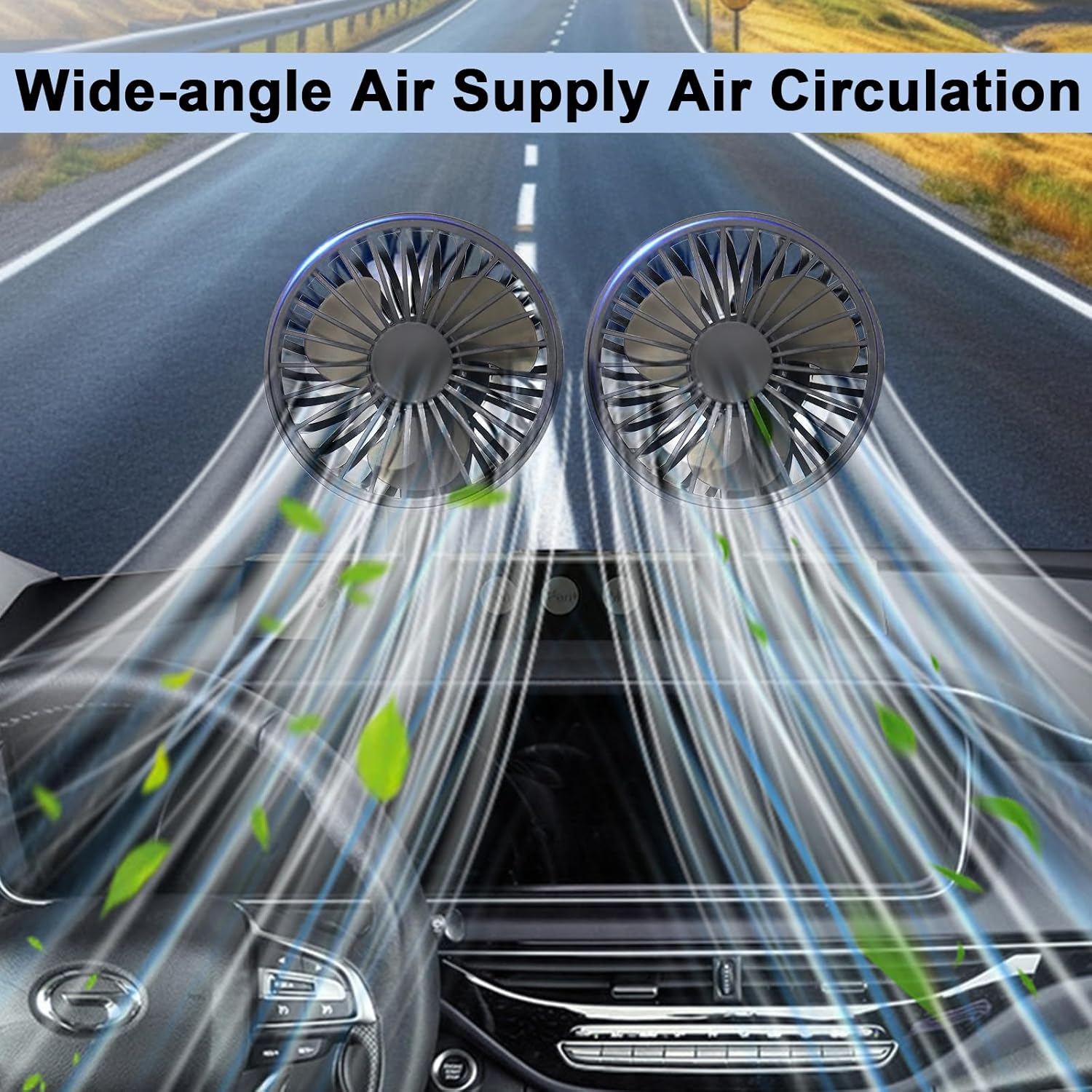 BESWORLDS Ventilador De Carro, Veículo 12 V Para Suv, Traile... - Image 6