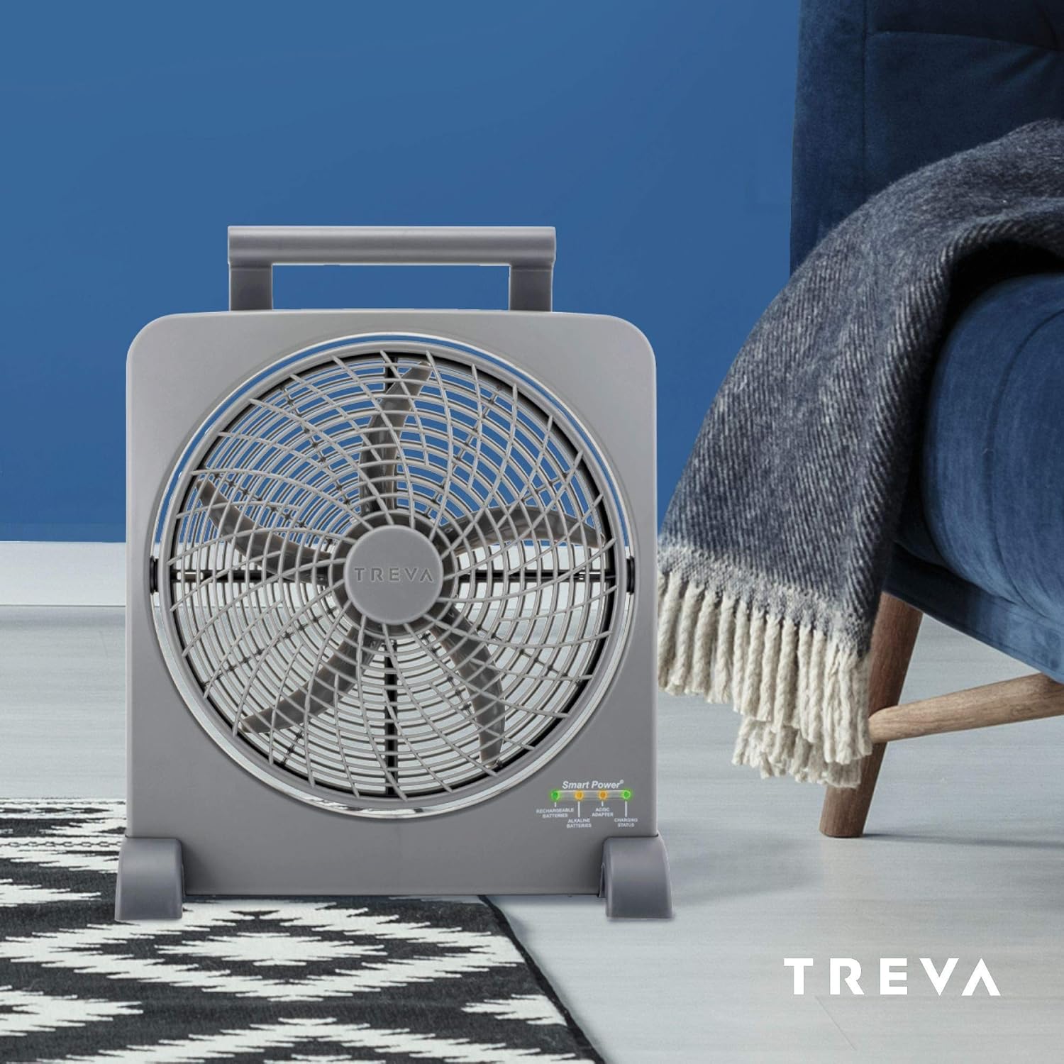 O2COOL Treva Ventilador portátil operado por bateria – Lâmin... - Image 7