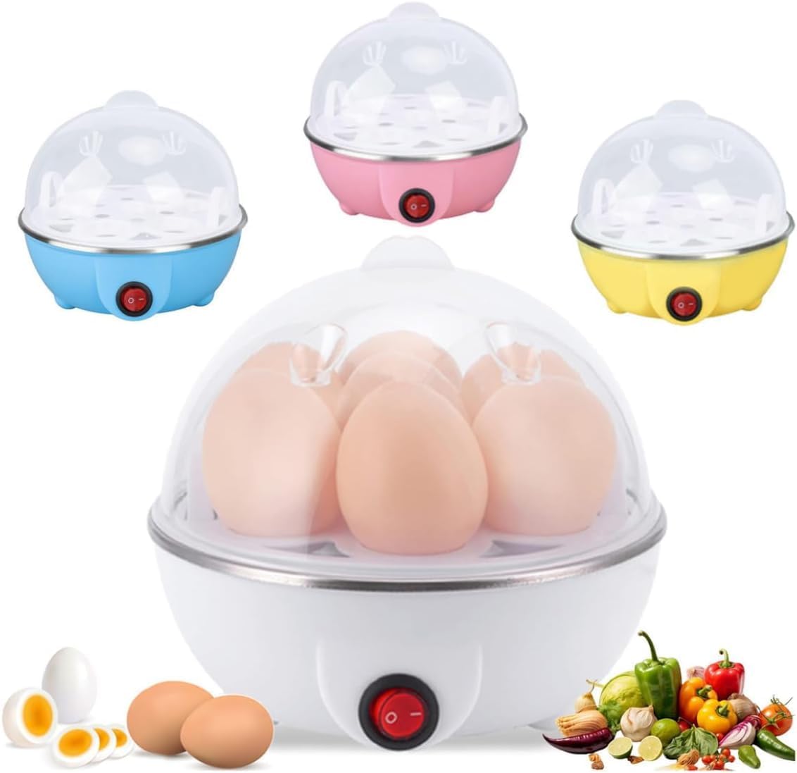 Coockedor de Ovos Elétrico 7 Ovos - Rápido e Prático