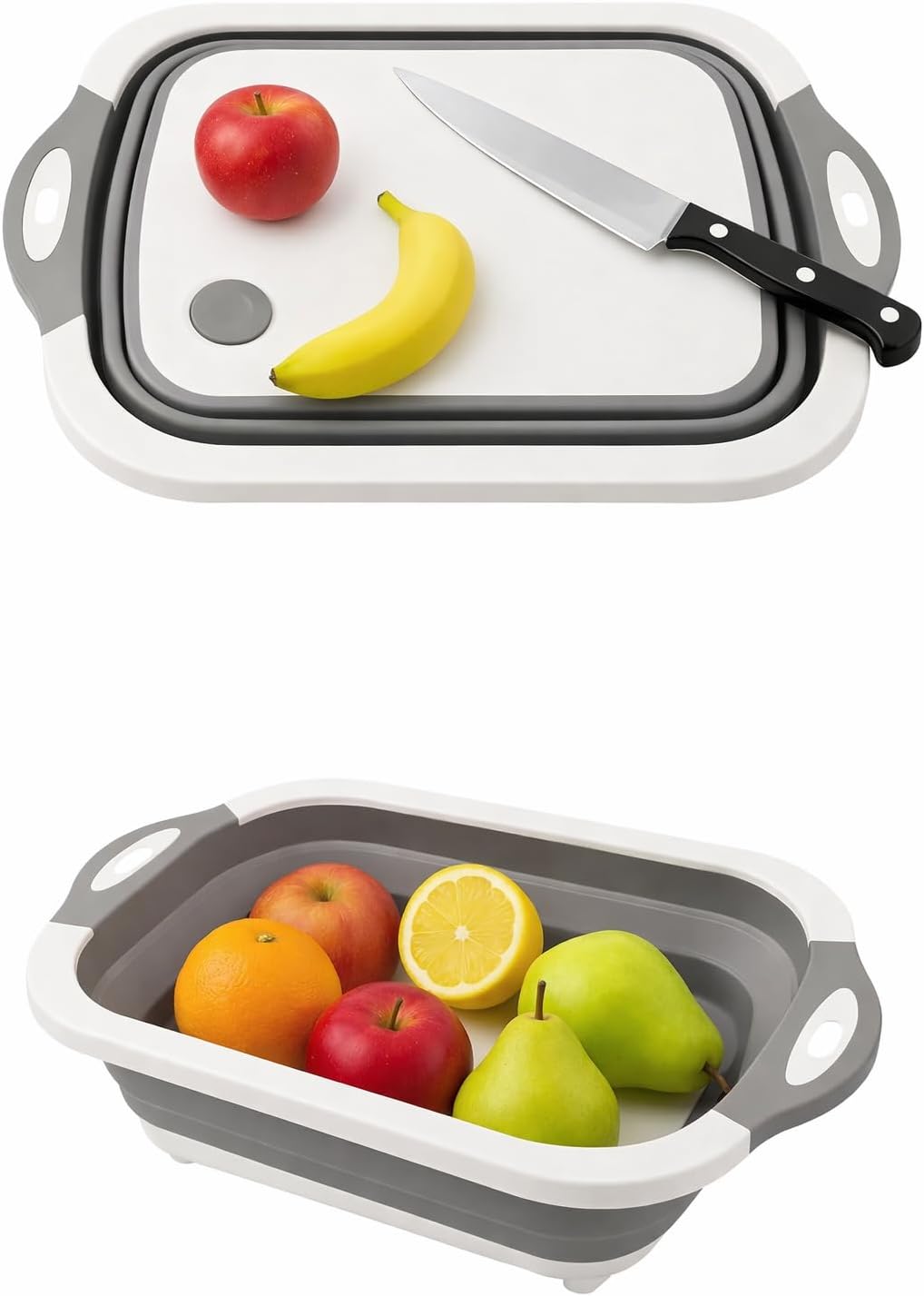 Tábua Bacia Cesta Retrátil Silicone Multifuncional