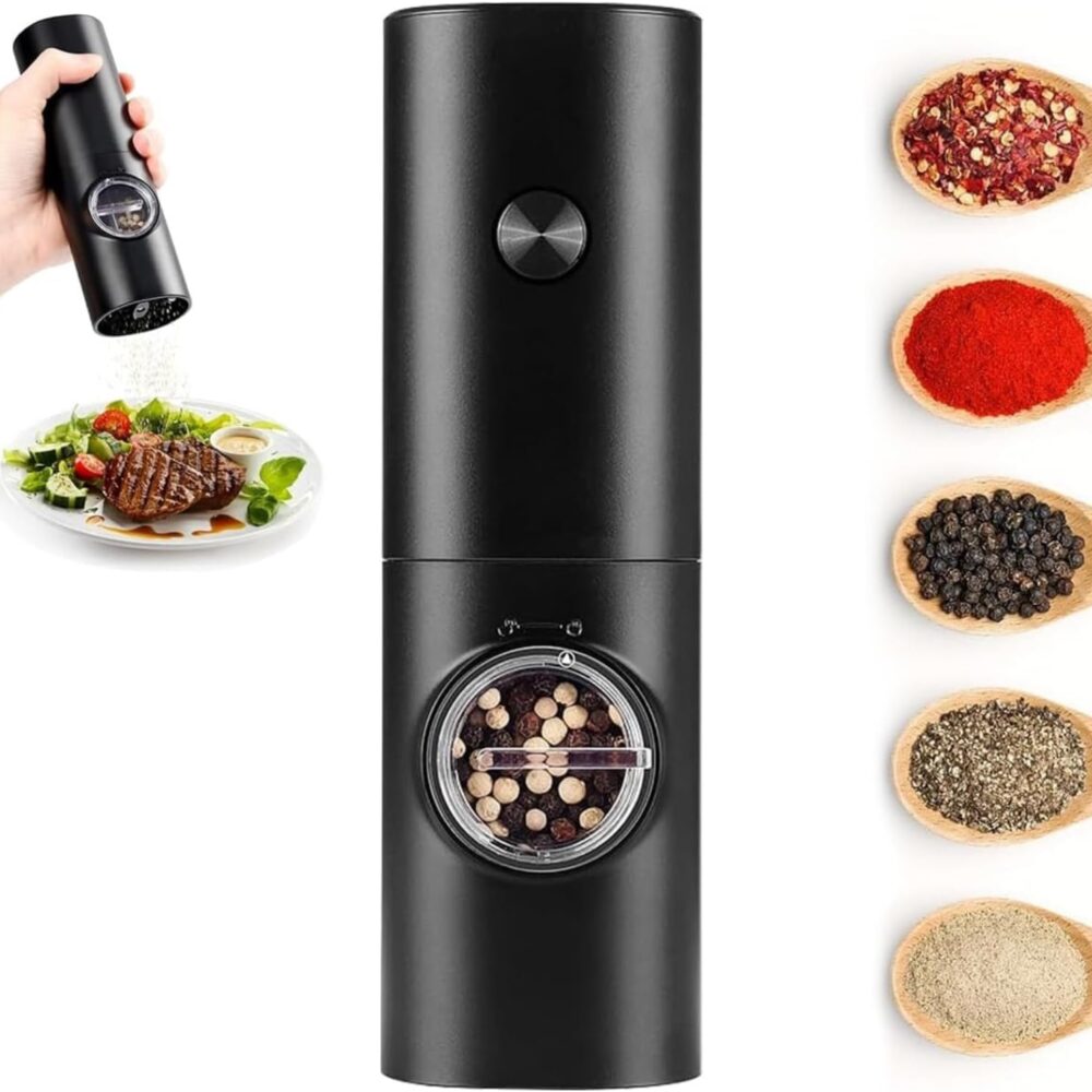 Moedor de Pimenta Elétrico: Automático, Aço Inoxidável e para Sal & Especiarias