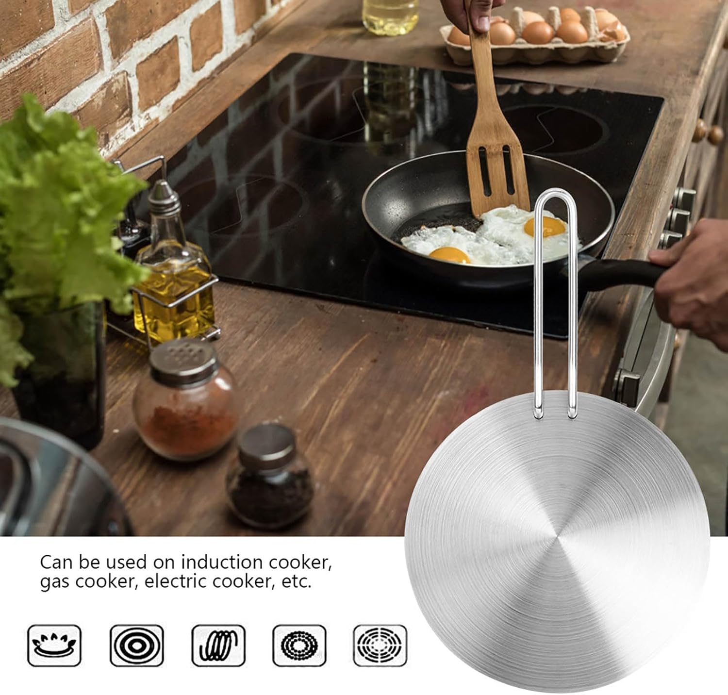 Placa de indução difusora de calor de aço inoxidável BORDSTR... - Image 4