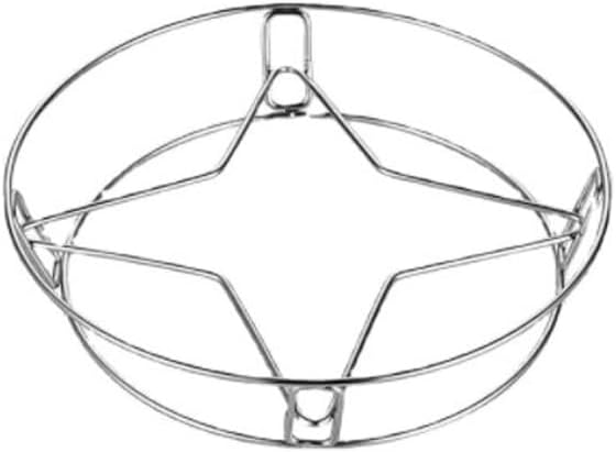 Análise prática do Rack de Panela em Aço Inoxidável Prata Antiqueimadura: estrutura e durabilidade.