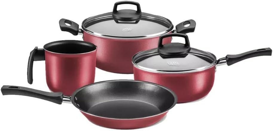 Análise prática do conjunto de panelas MTA Safira Cristal Cereja: qualidade e durabilidade.