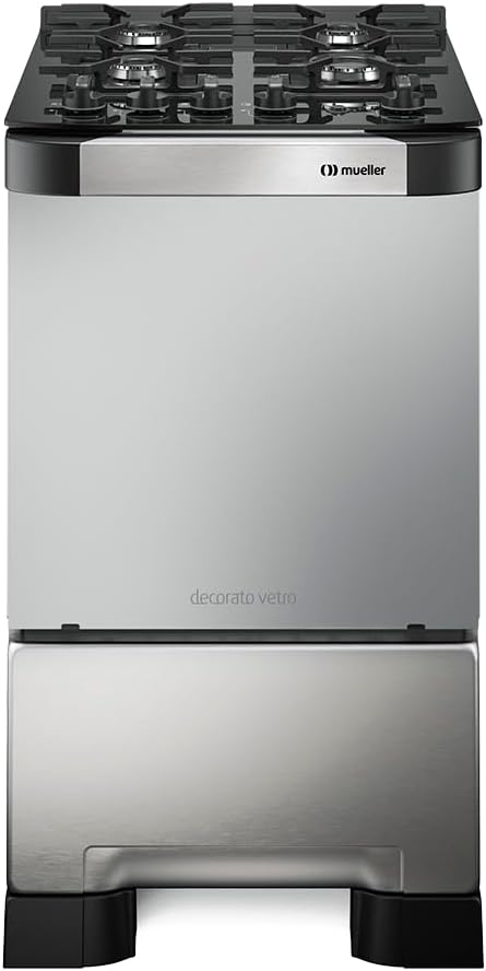 Fogão Mueller Decorato Vetro Inox: análise do uso diário e funcionalidades.