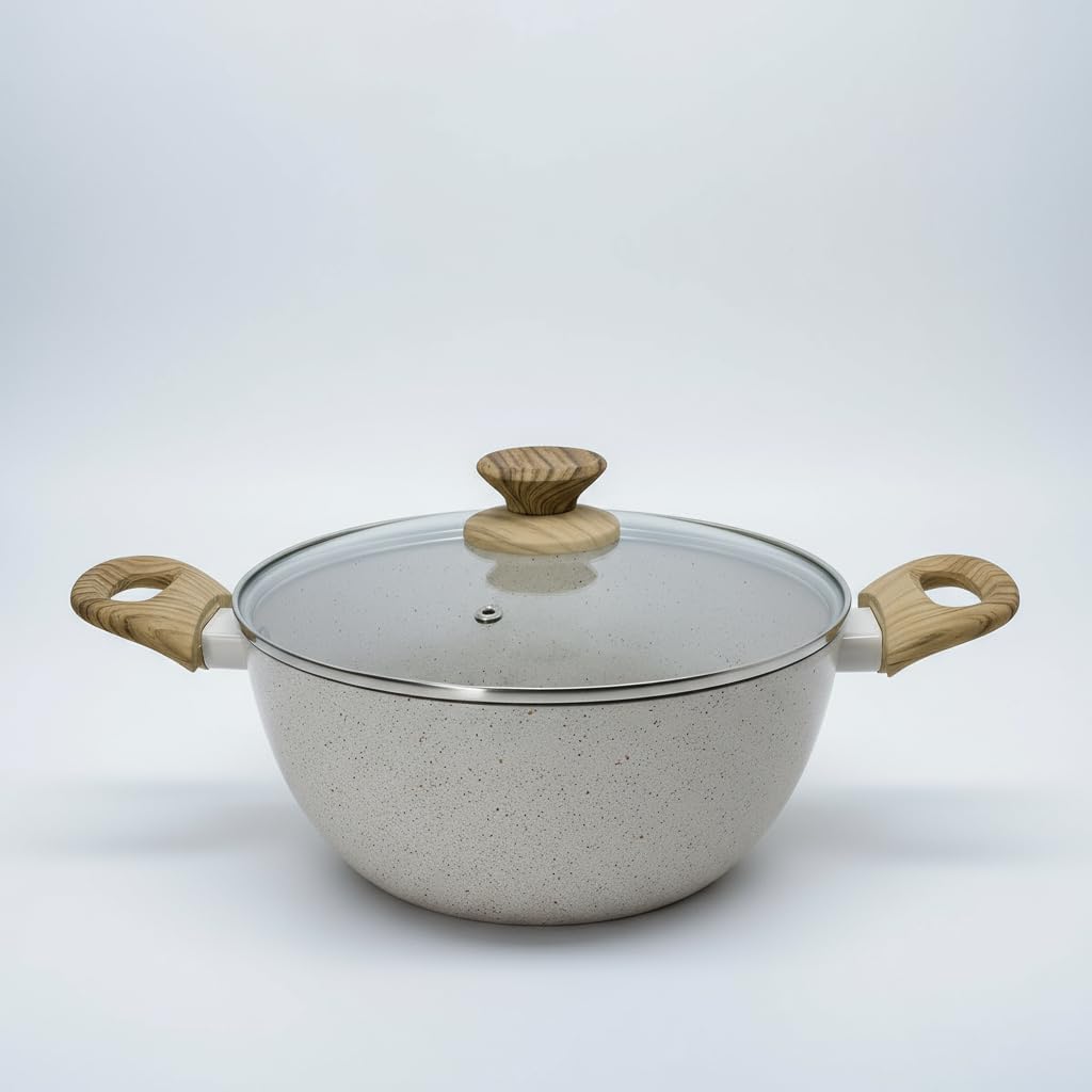 Análise prática da caçarola antiaderente de alumínio 24cm para uso diário.