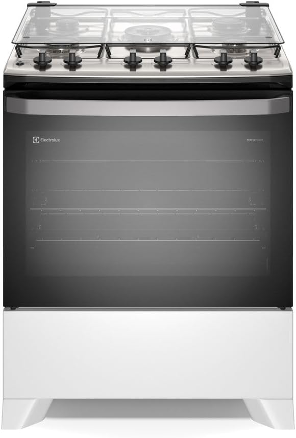 Fogão Electrolux 5 bocas Efficient Branco: análise de uso diário e funcionalidades.
