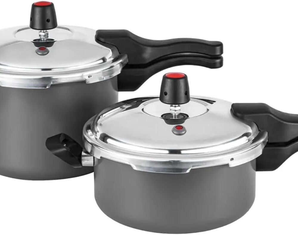 Análise prática do jogo de panelas de pressão antiaderentes 4,5 e 3 litros.