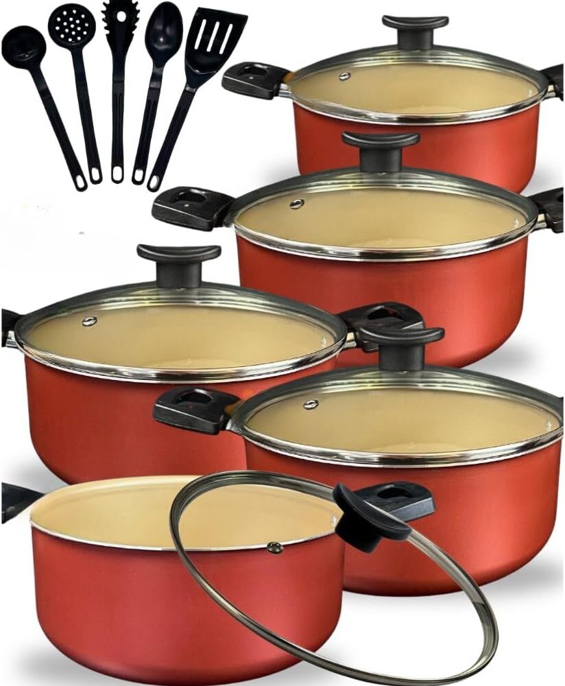 Análise prática do conjunto de panelas antiaderentes: desempenho e durabilidade após 3 meses.