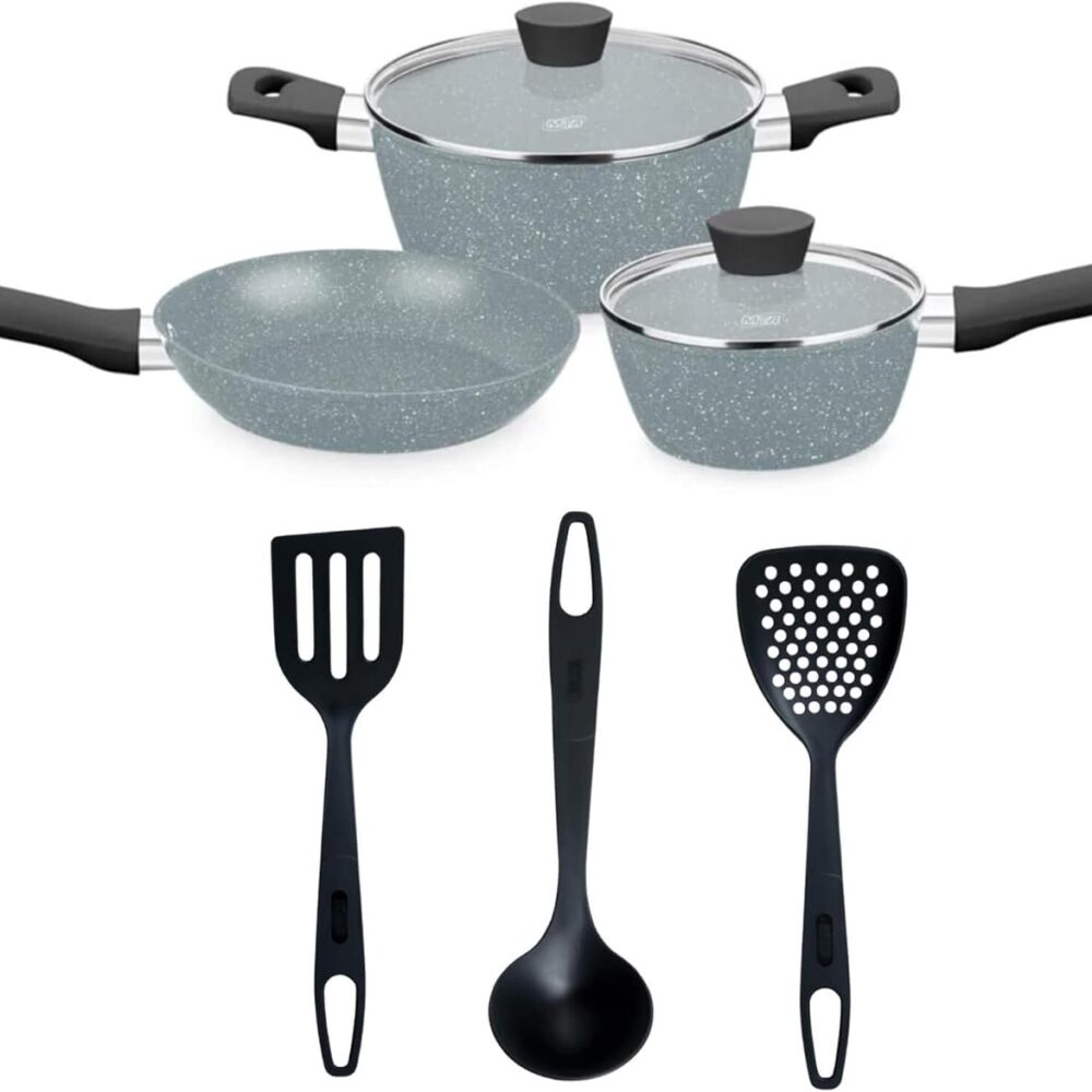 Análise prática do Kit Panelas Carmela Ceramic Flon: Durabilidade e desempenho no dia a dia.