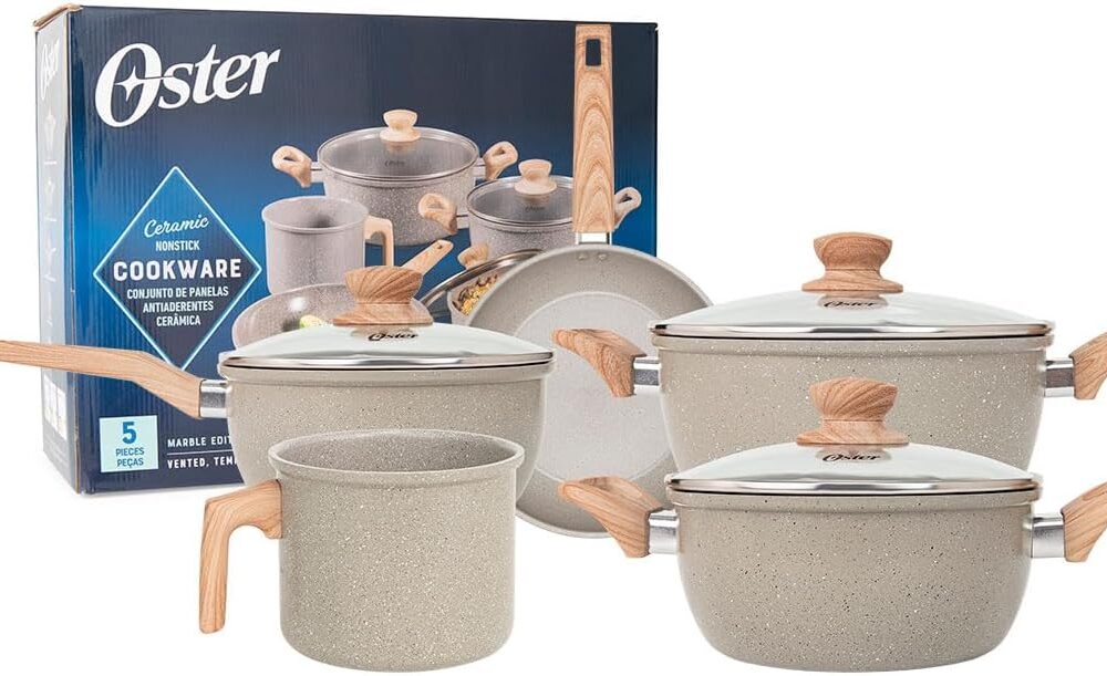 Análise prática do conjunto de panelas Oster Marble Edition Cinza Dust: qualidade e durabilidade no uso diário.