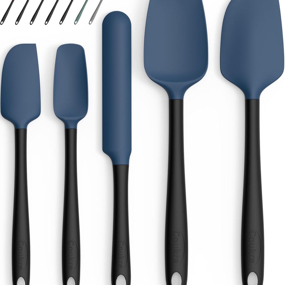Espátulas de silicone Coukre: análise prática de durabilidade e funcionalidades.