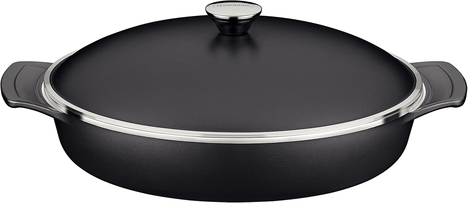 Tramontina Frigideira Lyon Preta: análise sobre durabilidade e desempenho no uso diário.