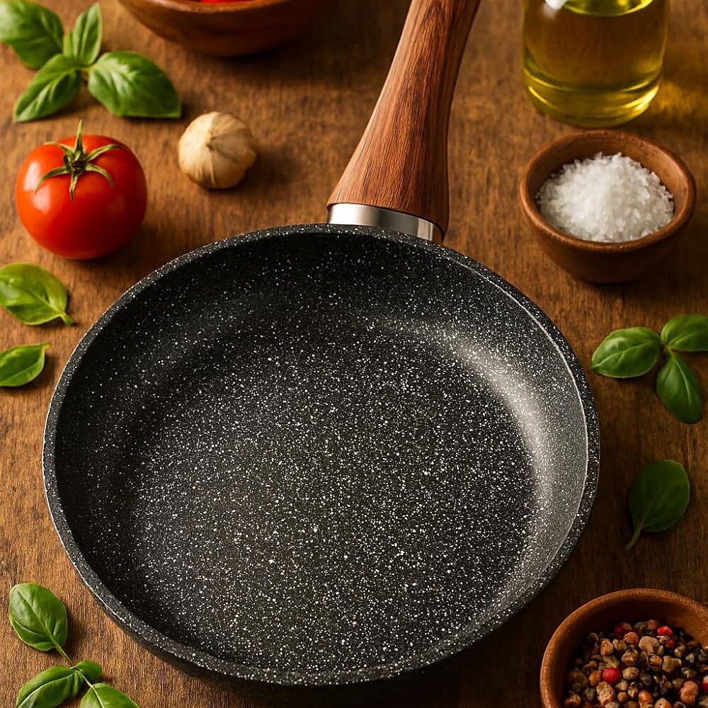 Análise prática da frigideira antiaderente 28cm: durabilidade e desempenho no dia a dia.