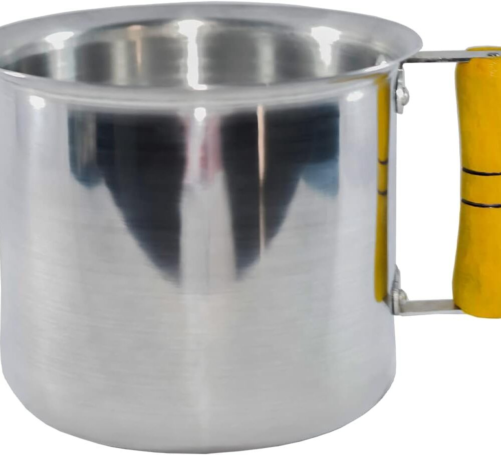 Análise prática do Canecao Extra N 18: fervedor de leite em alumínio e cabo.