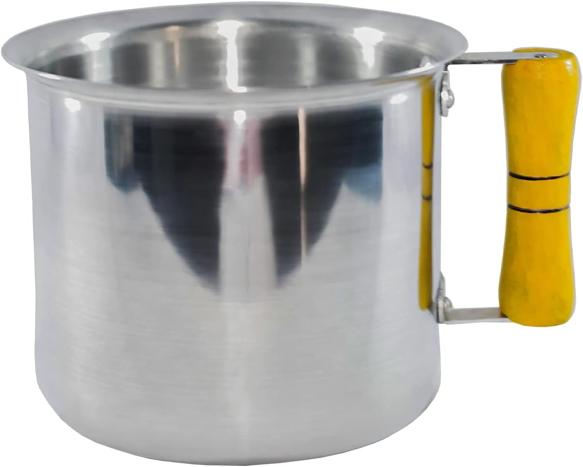 Análise prática do Canecao Extra N 18: fervedor de leite em alumínio e cabo.