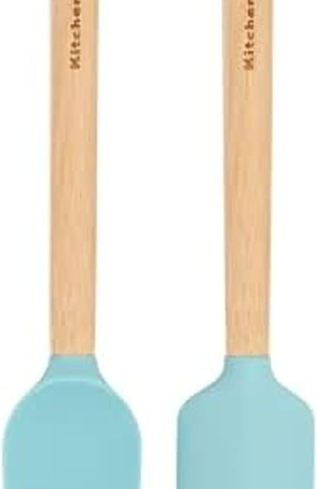 Análise prática das mini espátulas de madeira de bambu KitchenAid: qualidade e durabilidade.
