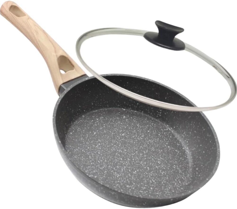 Análise prática da frigideira antiaderente de 24cm com tampa para indução: desempenho e durabilidade.