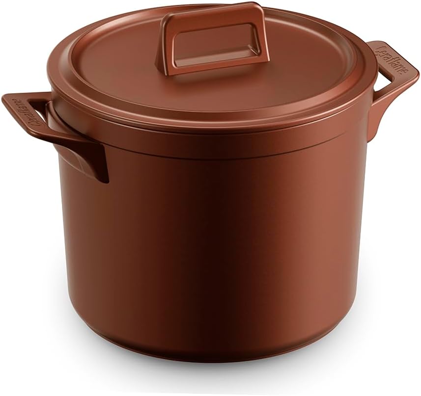 Análise prática da panela Ceraflame Cacarola Alta Clear+ 24cm para indução.