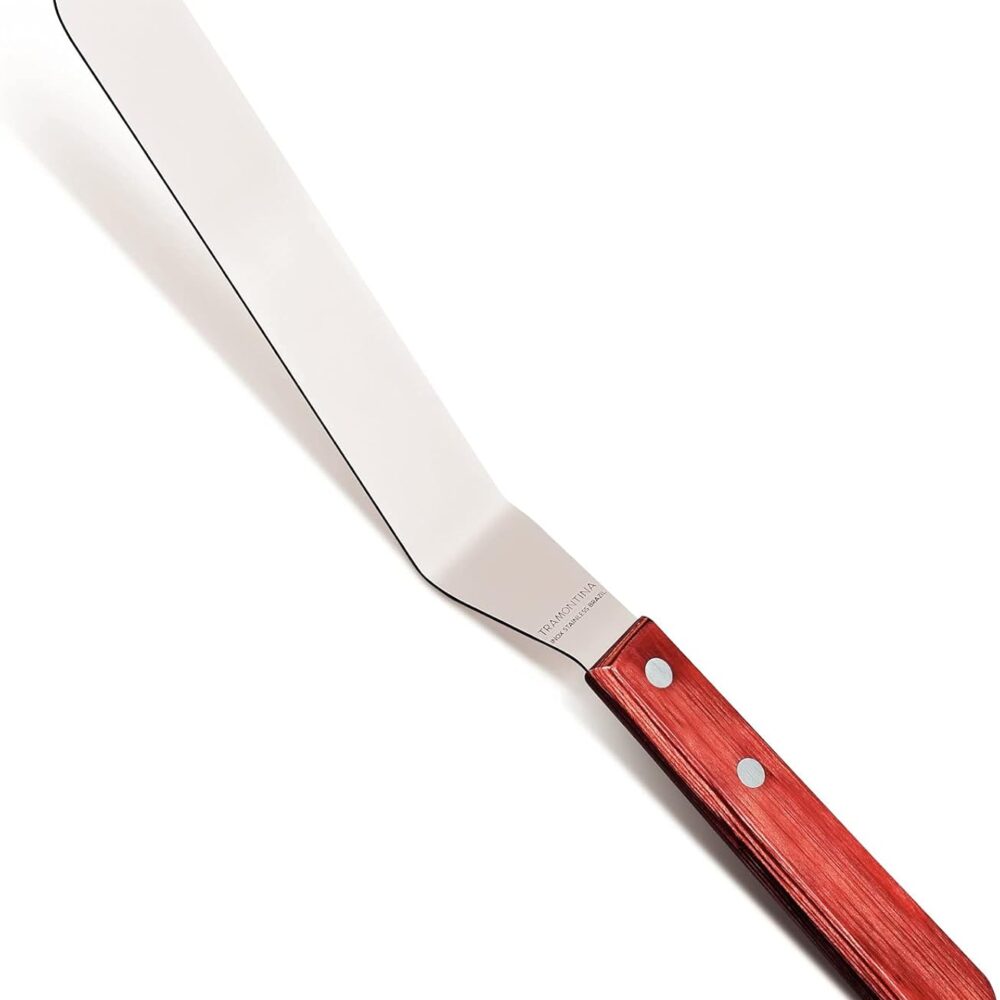 Espátula para confeiteiro Tramontina 7" vermelho: análise prática de uso diário.
