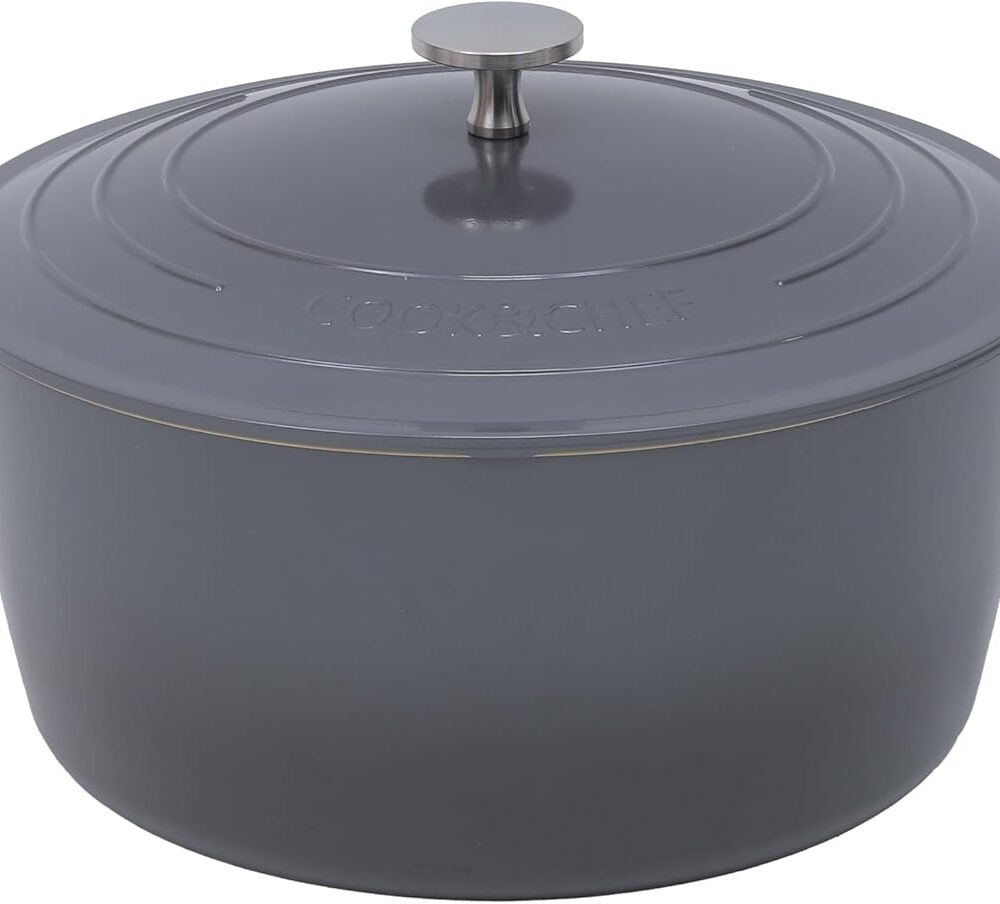 Análise prática da panela caçarola antiaderente Cook&Chef 24cm após uso contínuo.