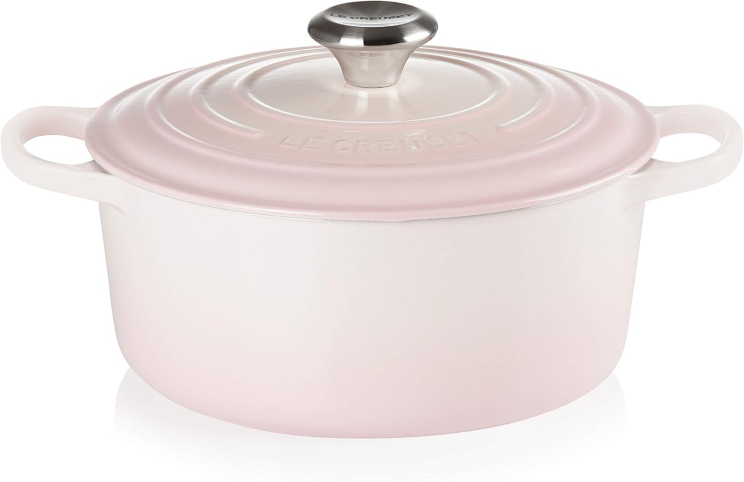 Análise prática da panela Le Creuset 24cm Sig Shell Pink: qualidade e uso cotidiano.