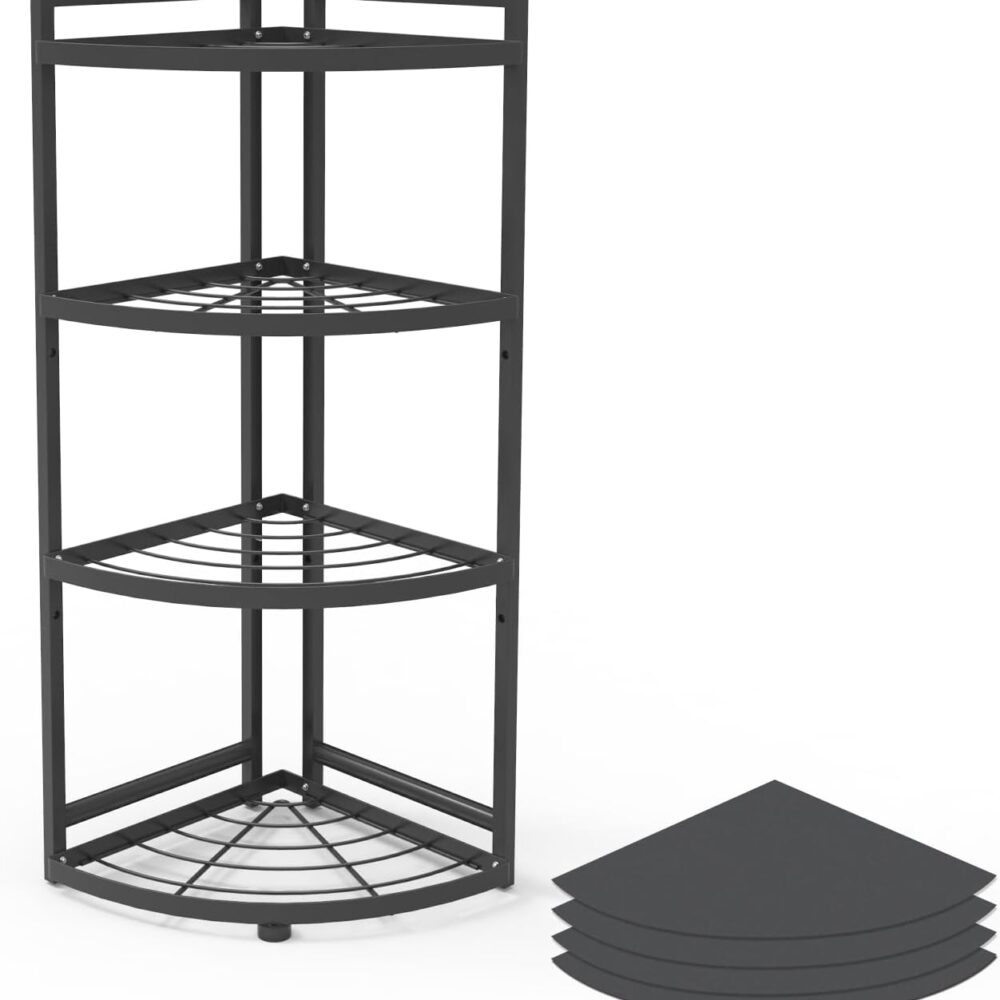 Análise prática da prateleira de cozinha HUIJIN: organização e espaço adicionado.