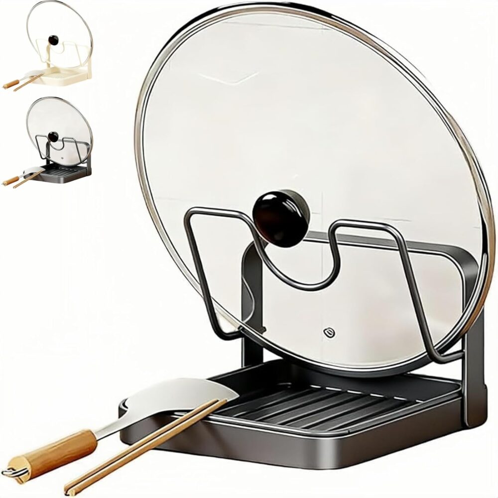 Análise prática do rack de armazenamento de tampas de panela: organização e praticidade no dia a dia.