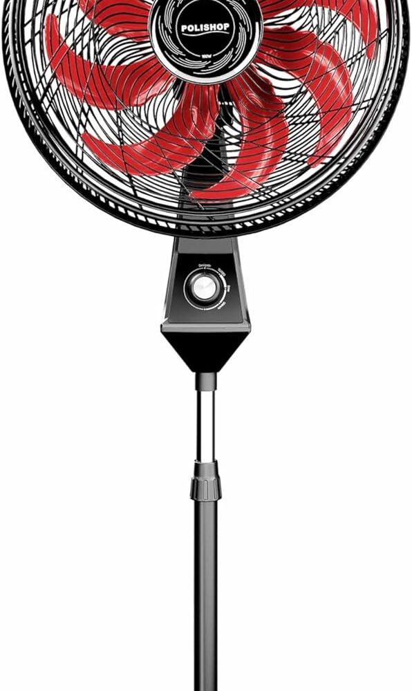 Análise prática do Ventilador de Coluna POLISHOP 180W: ruído e eficiência em uso diário.