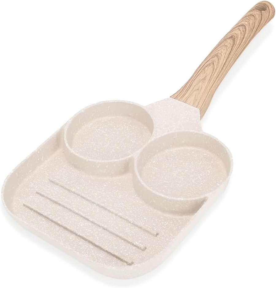 Análise prática da frigideira antiaderente 33,5x17cm com 3 divisórias: vantagens e desvantagens.