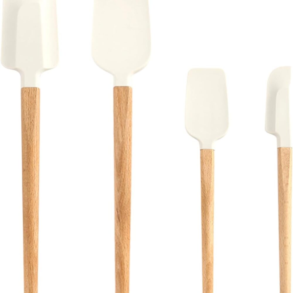 Análise prática do conjunto de espátulas de silicone Bekecidi: qualidade e funcionalidade no uso diário.
