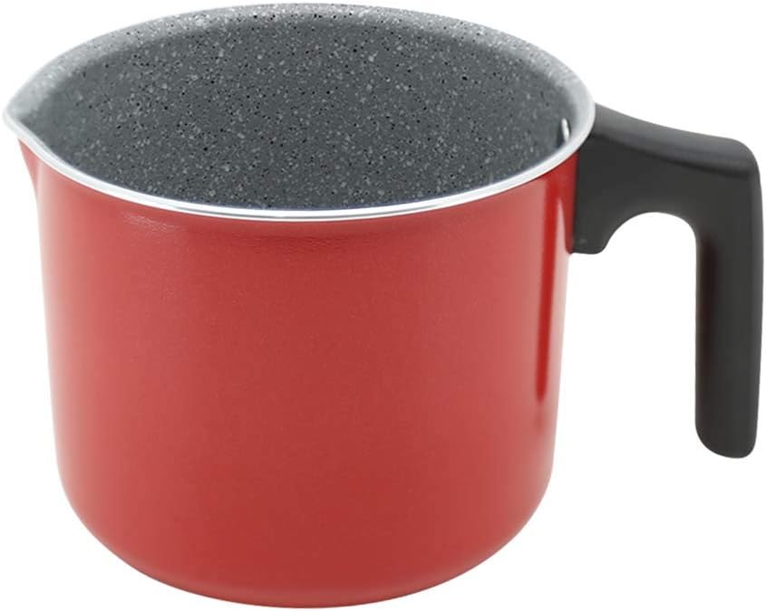 Análise prática da caneca de fervura leiteira de alumínio Tuut Yaflon após uso contínuo.