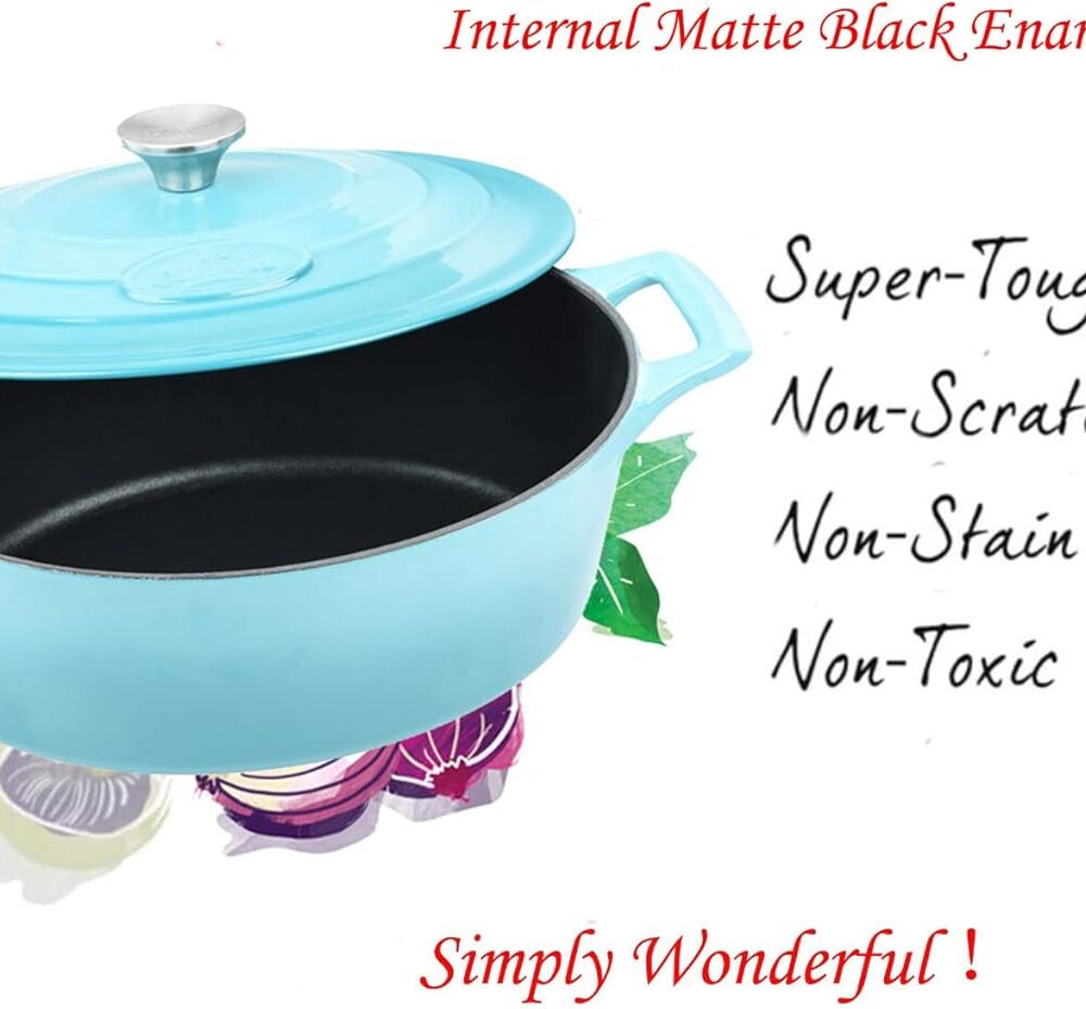 Panela de ferro fundido esmaltado La Cuisine: análise sobre durabilidade e desempenho no uso diário.