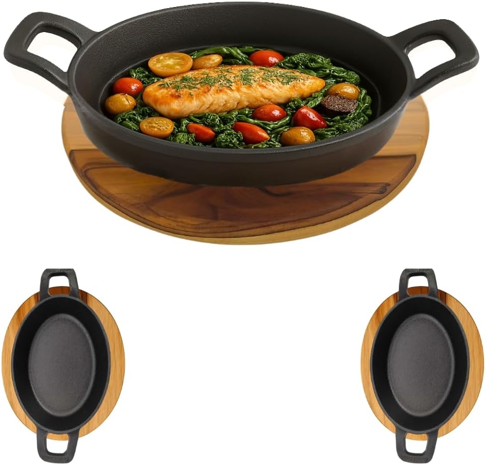 Análise prática do Kit 2 Panela de Ferro 21cm: bom para uso diário no forno.