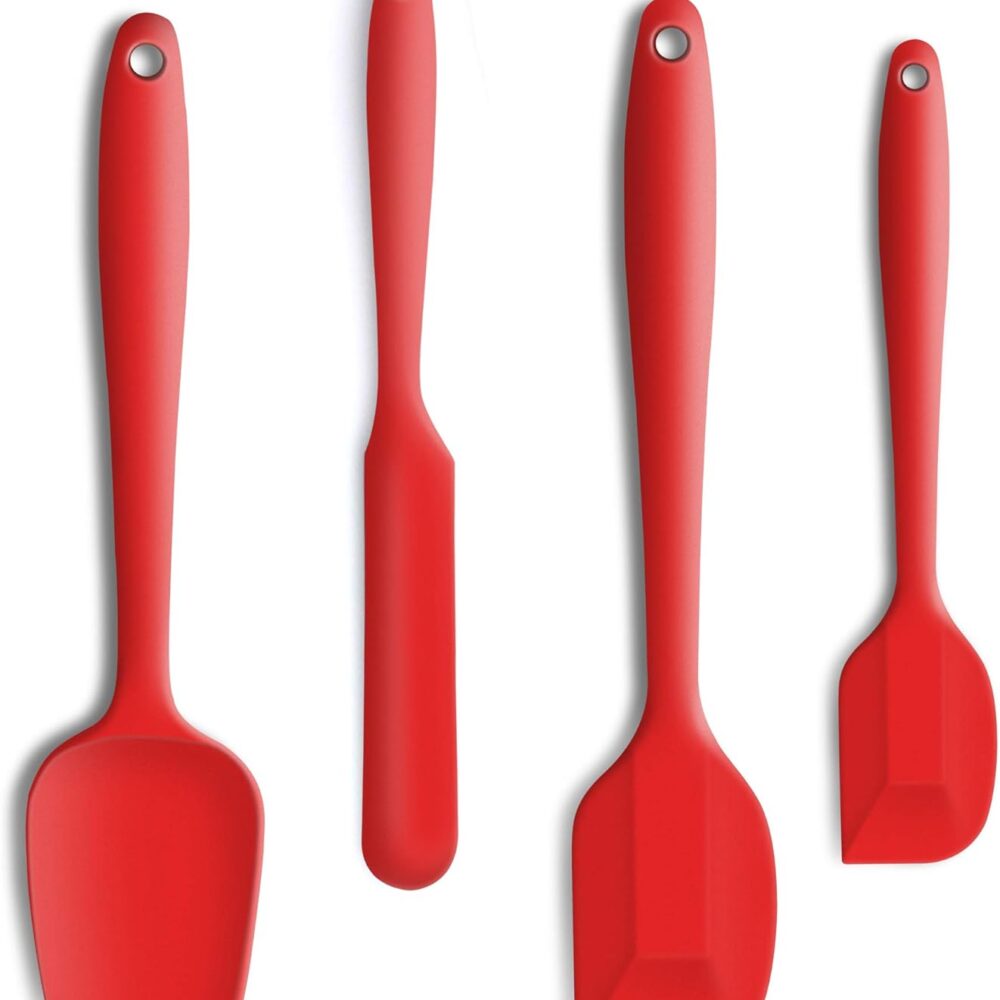 Espátulas de silicone JXWING Vermelho análise prática para uso diário.