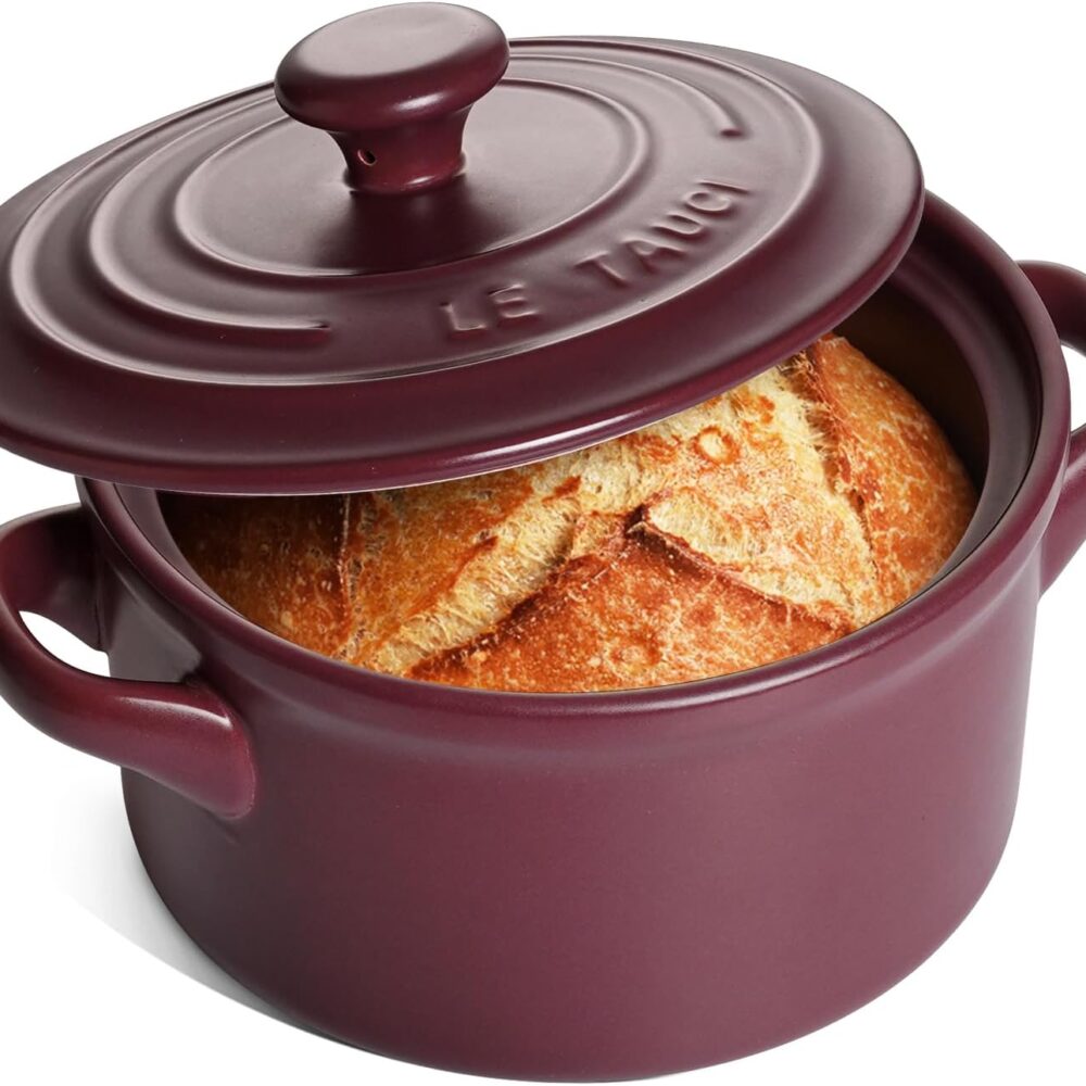 Análise prática do forno holandês Le Tauci de 3 litros: vantagens e desvantagens.